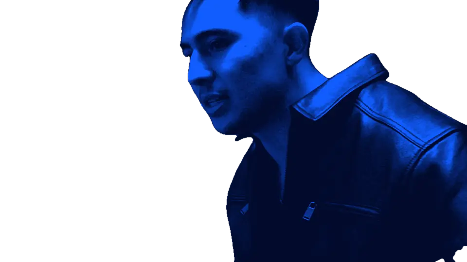 Moving cobalt cutout of SYKEMEN